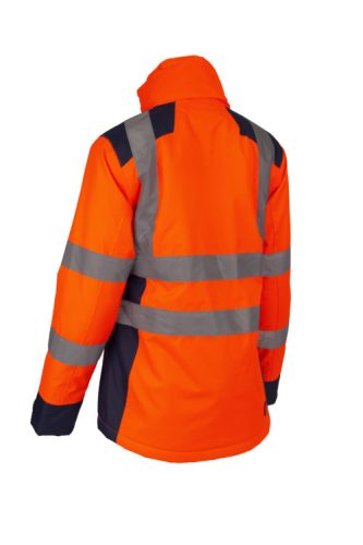 HORA FLUO NARANCS/SÖTÉTKÉK NŐI TÉLIKABÁT_2XL