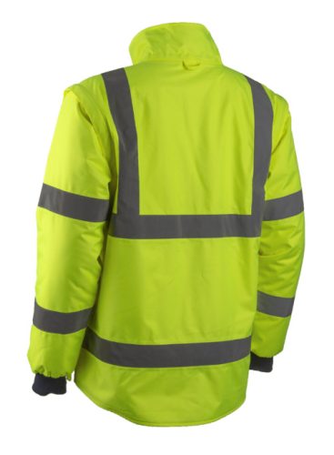 KAZAN KOMBINÁLHATÓ 2/1 GRS, HI-VIZ SÁRGA DZSEKI_2XL