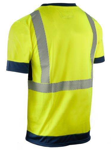 KOMO II HI-VIZ SÁRGA RÖVID UJJÚ PÓLÓ CO/PES GRS_4XL