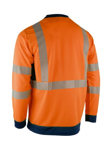 SOMO HI-VIZ NARANCS HOSSZÚ UJJÚ PÓLÓ CO/PES GRS_M