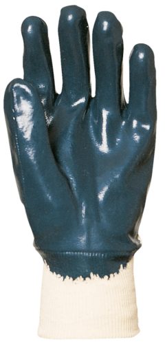 EUROTRIL KÉZHÁTIG DUPLÁN MÁRTOTT KÉK NITRIL KESZTYŰ, ACT_8